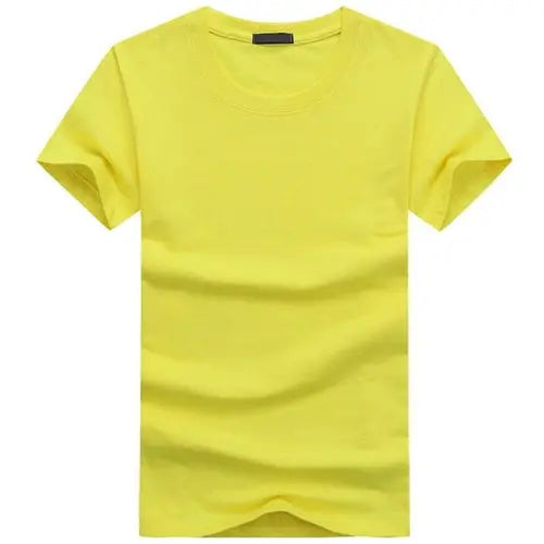 High Quality Fashion Men T Shirts Large size Casual Short Sleeve XXXLYellow T-Shirt 77.37 EZYSELLA SHOP