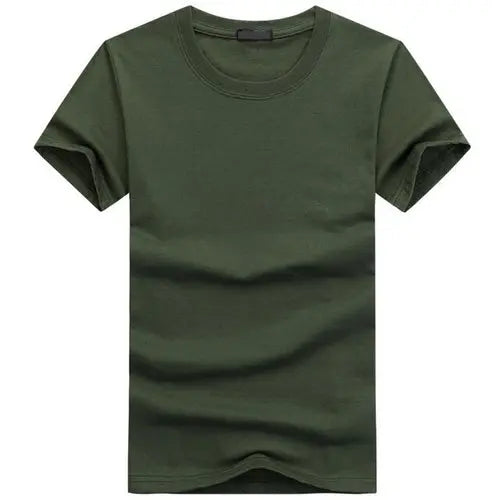 High Quality Fashion Men T Shirts Large size Casual Short Sleeve XXXLArmyGreen T-Shirt 77.37 EZYSELLA SHOP