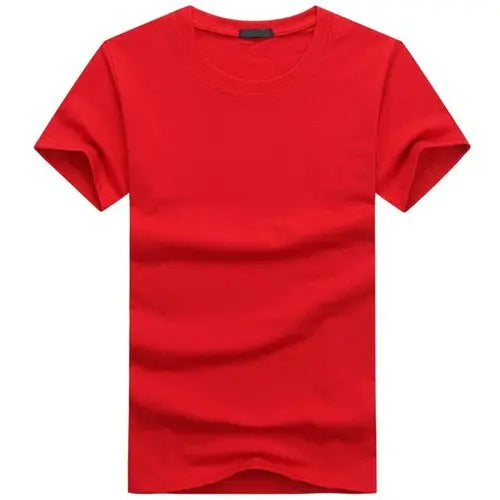 High Quality Fashion Men T Shirts Large size Casual Short Sleeve XXXLRed T-Shirt 77.37 EZYSELLA SHOP