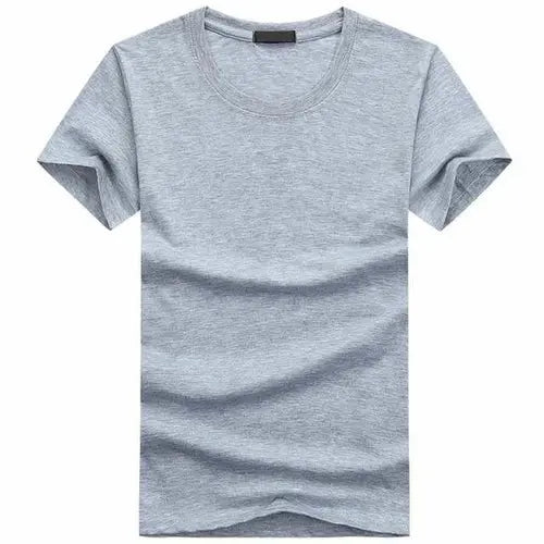 High Quality Fashion Men T Shirts Large size Casual Short Sleeve XXXLGray T-Shirt 77.37 EZYSELLA SHOP