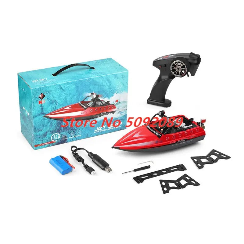 High Speed Racing Boat Waterproof 2.4G Electric Remote Control RC Ship  Toys & Games > Toys > Remote Control Toys > Remote Control Boats & Watercraft 262.99 EZYSELLA SHOP