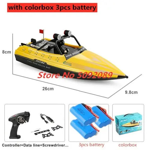 High Speed Racing Boat Waterproof 2.4G Electric Remote Control RC Ship Auburn Toys & Games > Toys > Remote Control Toys > Remote Control Boats & Watercraft 262.99 EZYSELLA SHOP