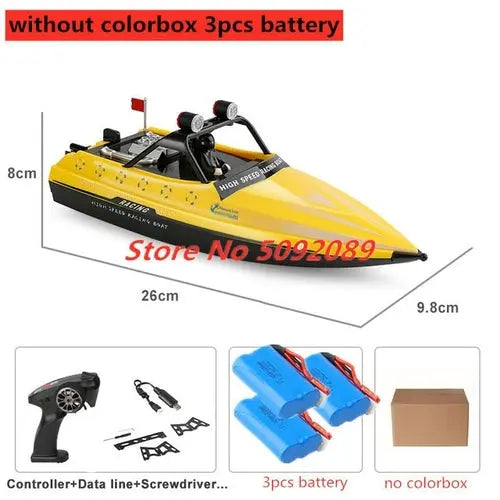 High Speed Racing Boat Waterproof 2.4G Electric Remote Control RC Ship Gray Toys & Games > Toys > Remote Control Toys > Remote Control Boats & Watercraft 249.99 EZYSELLA SHOP