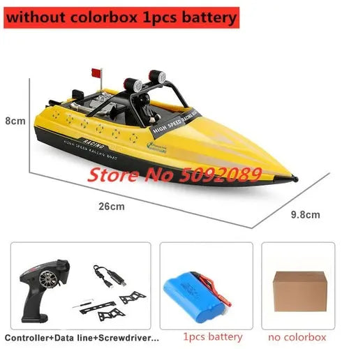 High Speed Racing Boat Waterproof 2.4G Electric Remote Control RC Ship Black Toys & Games > Toys > Remote Control Toys > Remote Control Boats & Watercraft 205.99 EZYSELLA SHOP
