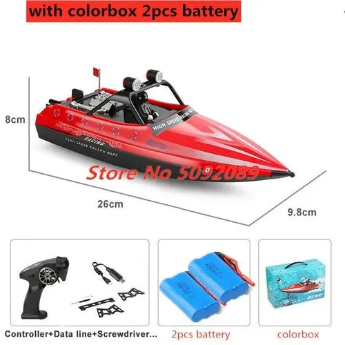 High Speed Racing Boat Waterproof 2.4G Electric Remote Control RC Ship Pink Toys & Games > Toys > Remote Control Toys > Remote Control Boats & Watercraft 240.99 EZYSELLA SHOP