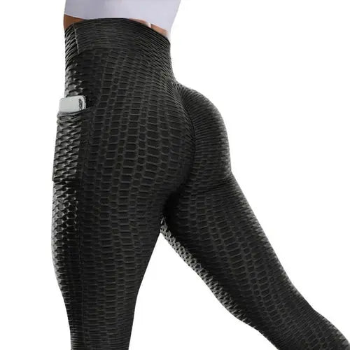 High Waist Leggings With Pocket Women Fitness Scrunch Butt Lifting XLBlack1WithPocket Apparel & Accessories > Clothing > Pants 44.99 EZYSELLA SHOP