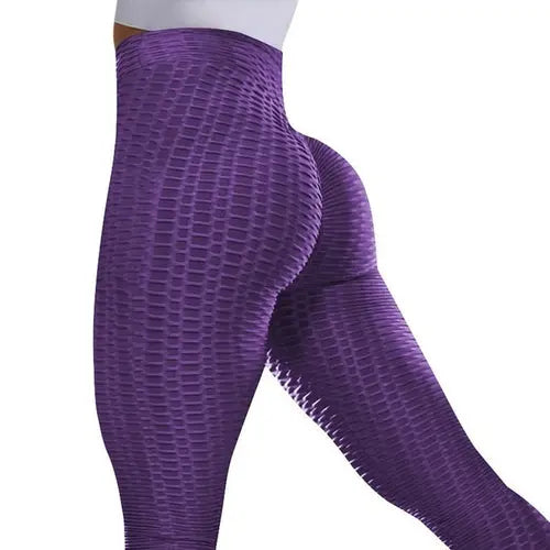 High Waist Leggings With Pocket Women Fitness Scrunch Butt Lifting XLPurple14NoPocket Apparel & Accessories > Clothing > Pants 42.99 EZYSELLA SHOP