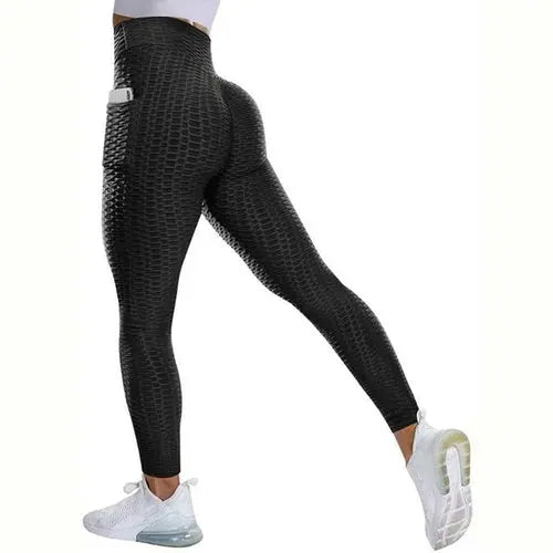 High Waist Leggings With Pocket Women Sport Fitness Legging XLBlack Apparel & Accessories > Clothing > Pants 65.99 EZYSELLA SHOP
