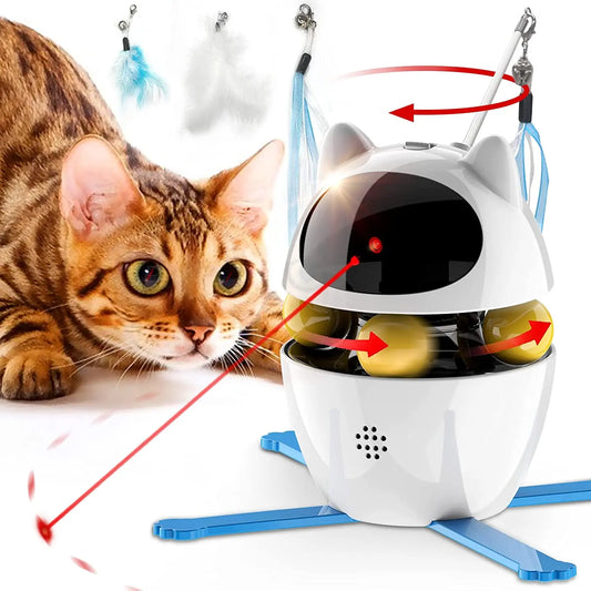 Interactive Cat Toys,3 in 1 Funny Exercise Electric Rotating Cat Toys  Animals & Pet Supplies > Pet Supplies > Cat Supplies > Cat Toys 80.45 EZYSELLA SHOP