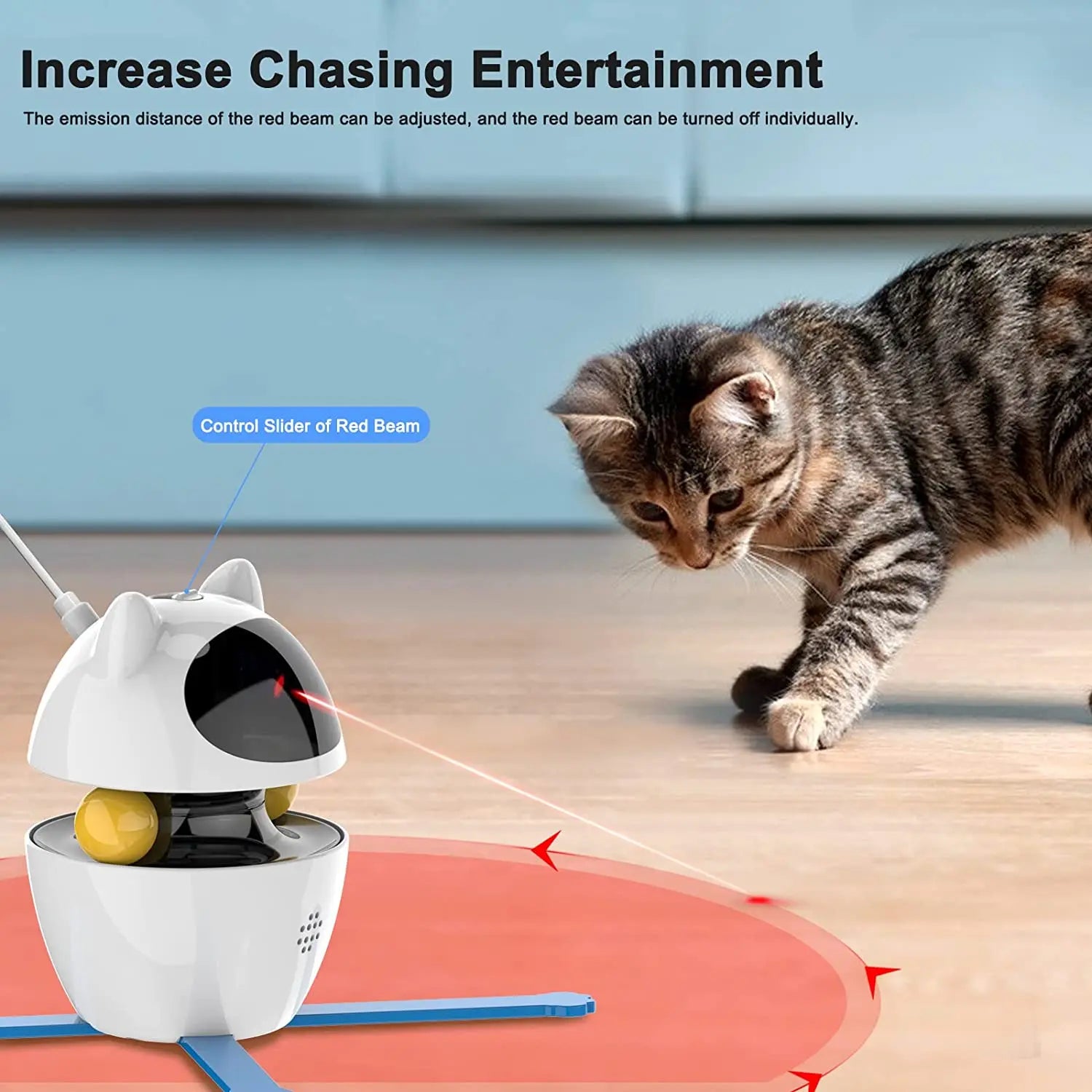 Interactive Cat Toys,3 in 1 Funny Exercise Electric Rotating Cat Toys  Animals & Pet Supplies > Pet Supplies > Cat Supplies > Cat Toys 80.45 EZYSELLA SHOP