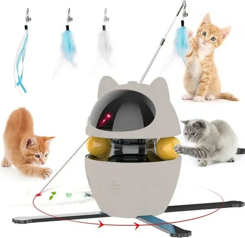 Interactive Cat Toys,3 in 1 Funny Exercise Electric Rotating Cat Toys DarkAuburn Animals & Pet Supplies > Pet Supplies > Cat Supplies > Cat Toys 80.45 EZYSELLA SHOP