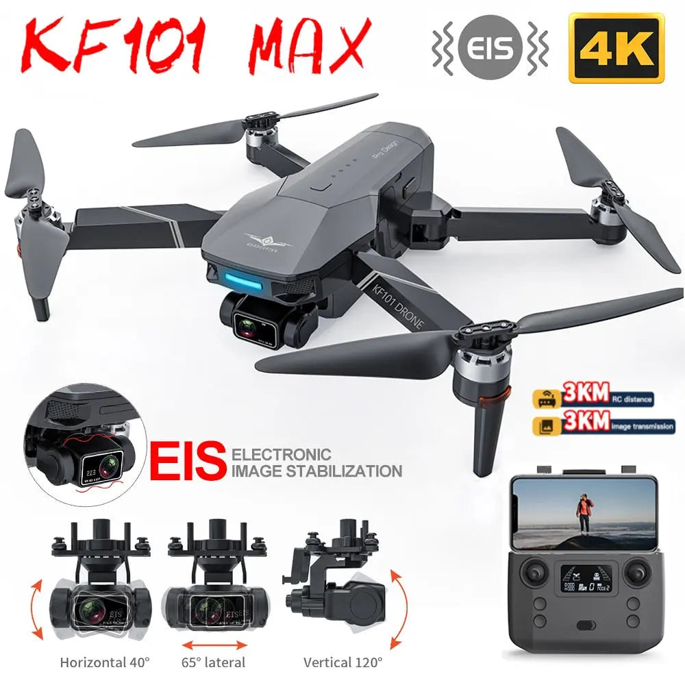 KF101 Max GPS Drone 4K Professional 8K HD EIS Camera 3 Axis Gimbal  Toys & Games > Toys > Remote Control Toys > Remote Control Planes 887.91 EZYSELLA SHOP