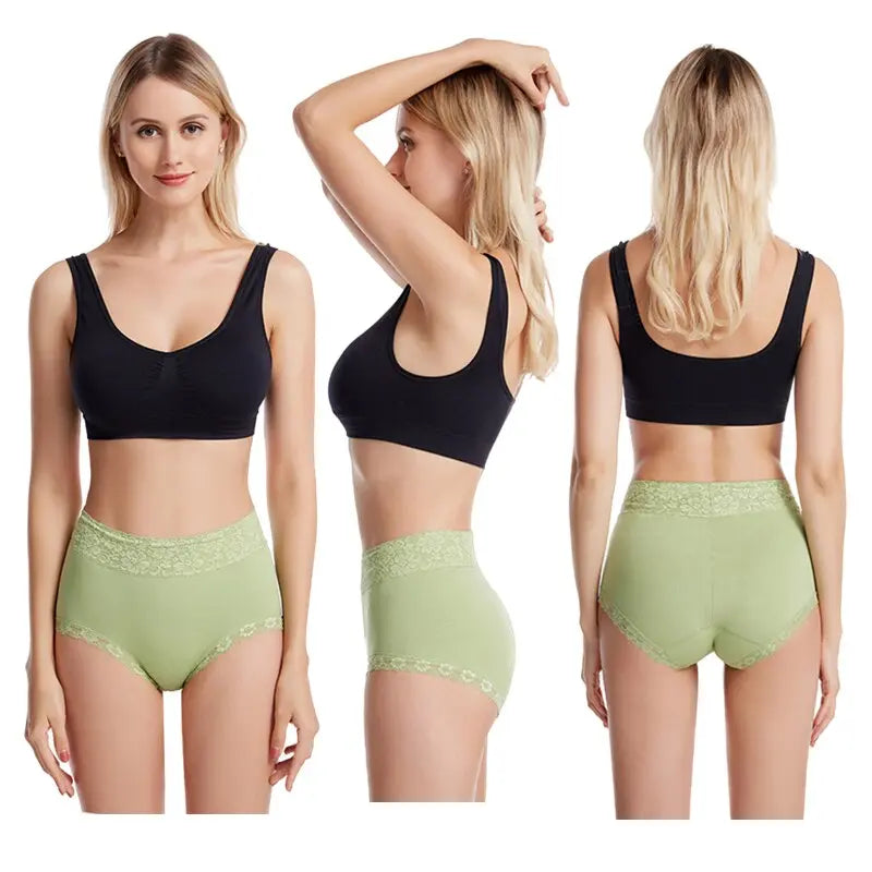 Luxury Lace Panties For Women Cotton Female Underwear Large Size  Lingerie & Underwear 36.61 EZYSELLA SHOP