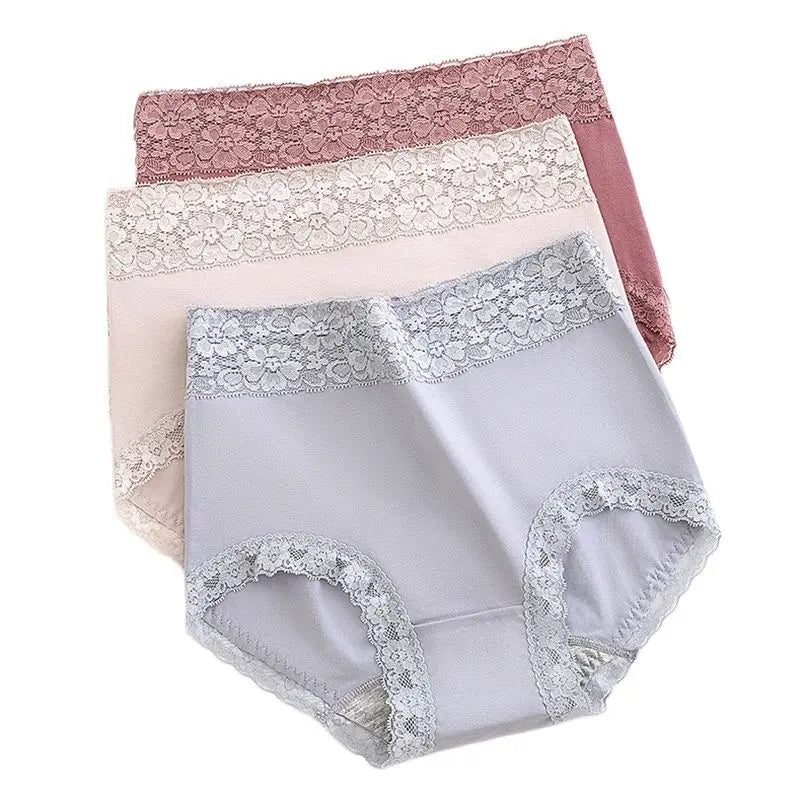 Luxury Lace Panties For Women Cotton Female Underwear Large Size  Lingerie & Underwear 36.61 EZYSELLA SHOP