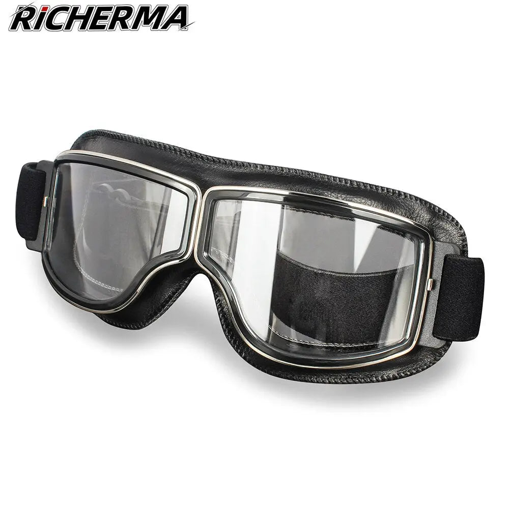 Men Retro Motorcycle Glasses Steampunk Windproof Dirt Bike Goggles  Sunglasses 70.99 EZYSELLA SHOP