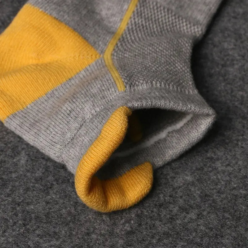 Men Socks Cotton Casual Striped Terry Men's Fashion  Socks 91.74 EZYSELLA SHOP