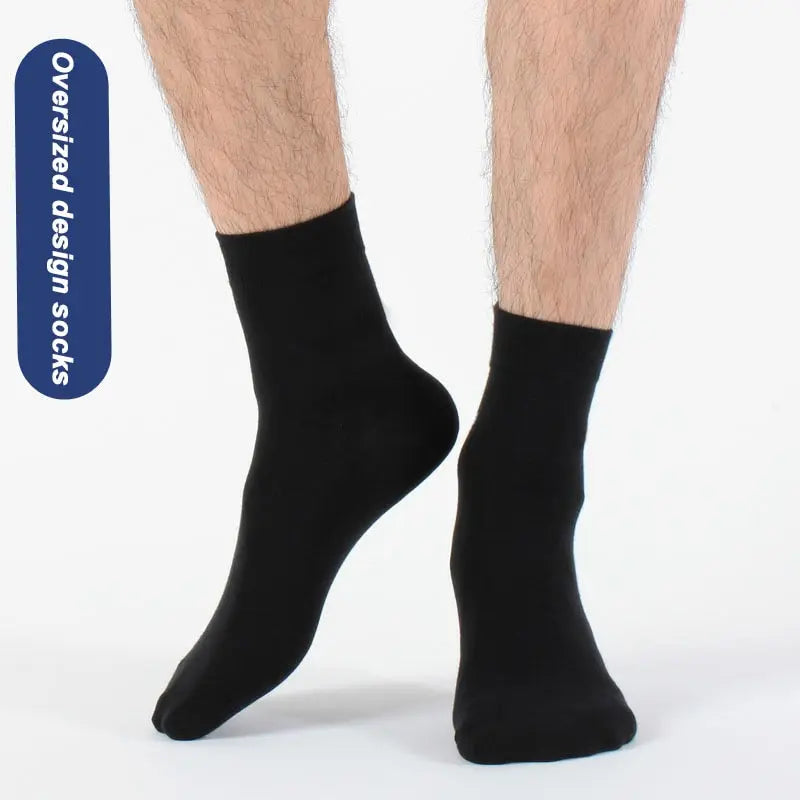 Men's Cotton Socks High Quality Black Business Soft  Socks 84.84 EZYSELLA SHOP