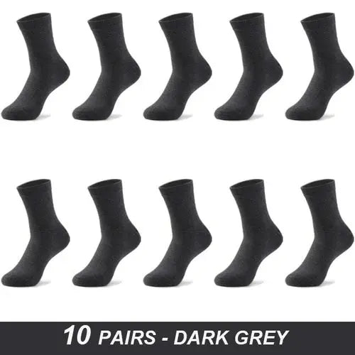 Men's Cotton Socks High Quality Black Business Soft 52-54Lavender Socks 134.96 EZYSELLA SHOP