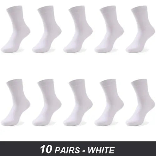 Men's Cotton Socks High Quality Black Business Soft 52-54Pink Socks 134.96 EZYSELLA SHOP