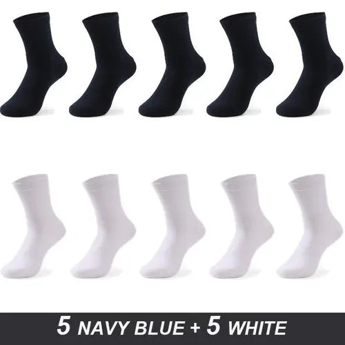 Men's Cotton Socks High Quality Black Business Soft 52-54Yellow Socks 134.96 EZYSELLA SHOP