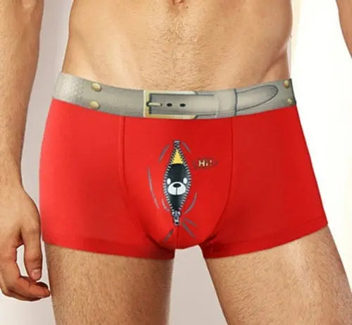 Men's Intimate Underwear Modal Underpants Men Sexy Underware Cartoon XXXLIvory1pc Underwear 59.04 EZYSELLA SHOP