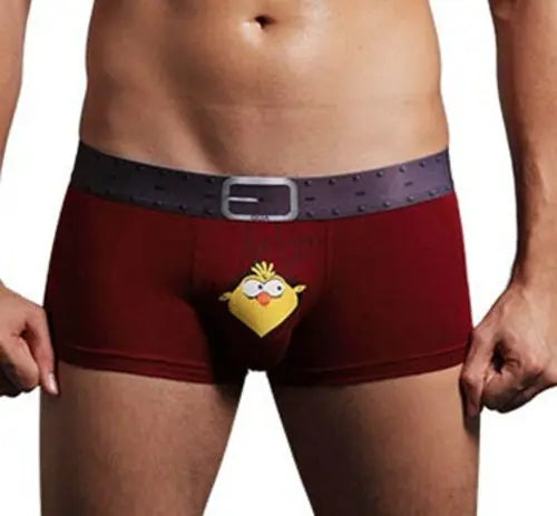 Men's Intimate Underwear Modal Underpants Men Sexy Underware Cartoon XXXLGold1pc Underwear 59.04 EZYSELLA SHOP
