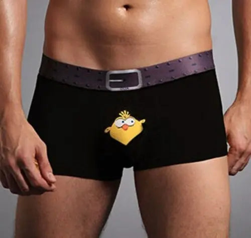 Men's Intimate Underwear Modal Underpants Men Sexy Underware Cartoon XXLBeige1pc Underwear 41.16 EZYSELLA SHOP