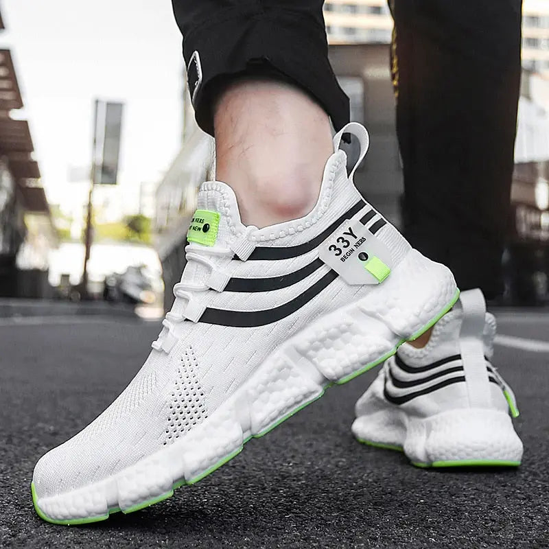 Men's Sneakers Mesh Breathable Running Shoes Male Light Non-slip  Apparel & Accessories > Shoes 137.99 EZYSELLA SHOP