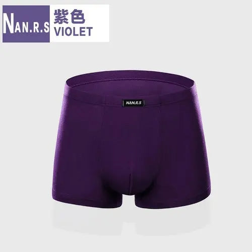Men's Underwear Boxers Bamboo Fiber Homme Boxer Panties Breathable XXXLPurple Underwear 33.75 EZYSELLA SHOP