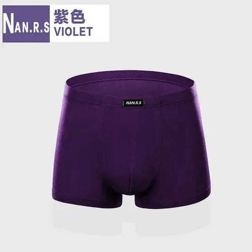 Men's Underwear Boxers Bamboo Fiber Homme Boxer Panties Breathable XXLPurple Underwear 33.75 EZYSELLA SHOP