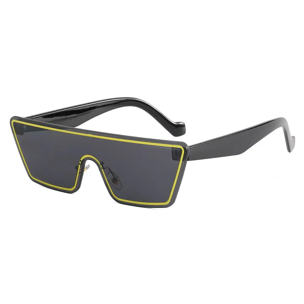 Mens Gangster Cholo Sunglasses Rectangular Black Frame Dark Lens  Sunglasses 44.28 EZYSELLA SHOP