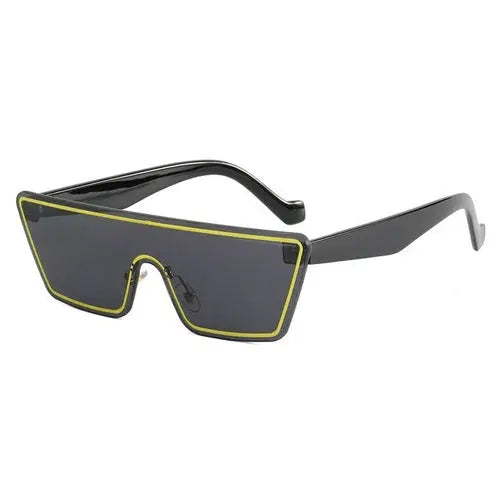 Mens Gangster Cholo Sunglasses Rectangular Black Frame Dark Lens OtherBlack Sunglasses 44.28 EZYSELLA SHOP