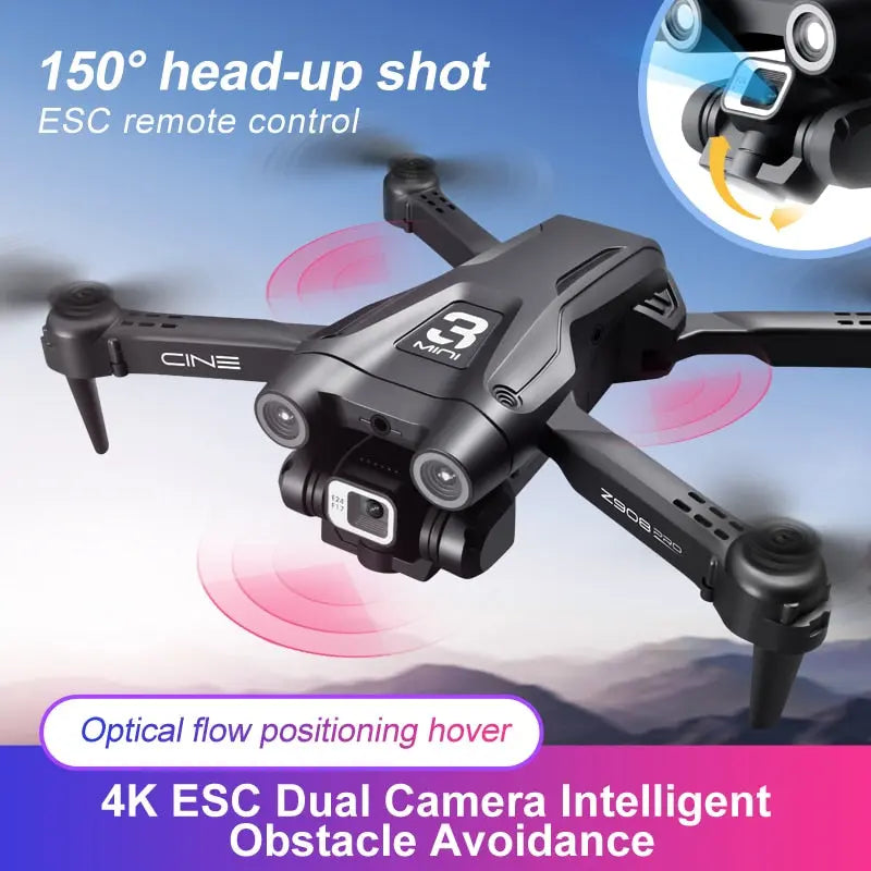 Mini Z908 Pro Drone 4K HD Professional Dual Camera Optical Flow  Toys & Games > Toys > Remote Control Toys > Remote Control Planes 177.28 EZYSELLA SHOP