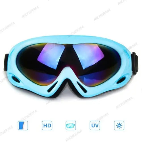 Motorcycle Motocross Goggles Windproof Anti UV ATV Dirt Bike MX Beige Apparel & Accessories > Clothing Accessories > Sunglasses 59.60 EZYSELLA SHOP