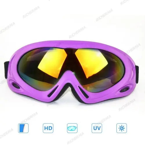 Motorcycle Motocross Goggles Windproof Anti UV ATV Dirt Bike MX Champagne Apparel & Accessories > Clothing Accessories > Sunglasses 59.60 EZYSELLA SHOP