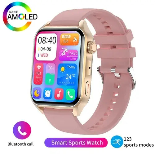 NFC Smart Watch Men AMOLED 368*448 HD Screen Heart Rate Black Apparel & Accessories > Jewelry > Watches 201.99 EZYSELLA SHOP