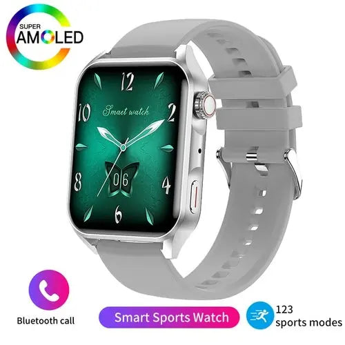 NFC Smart Watch Men AMOLED 368*448 HD Screen Heart Rate Green Apparel & Accessories > Jewelry > Watches 201.99 EZYSELLA SHOP