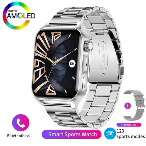 NFC Smart Watch Men AMOLED 368*448 HD Screen Heart Rate Purple Apparel & Accessories > Jewelry > Watches 219.99 EZYSELLA SHOP