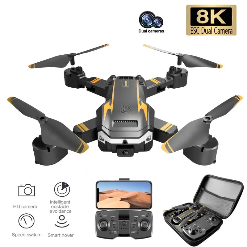 New G6 Profesional Drone 8K HD Dual Cameras Folding GPS Quadcopter  Toys & Games > Toys > Remote Control Toys > Remote Control Planes 144.99 EZYSELLA SHOP