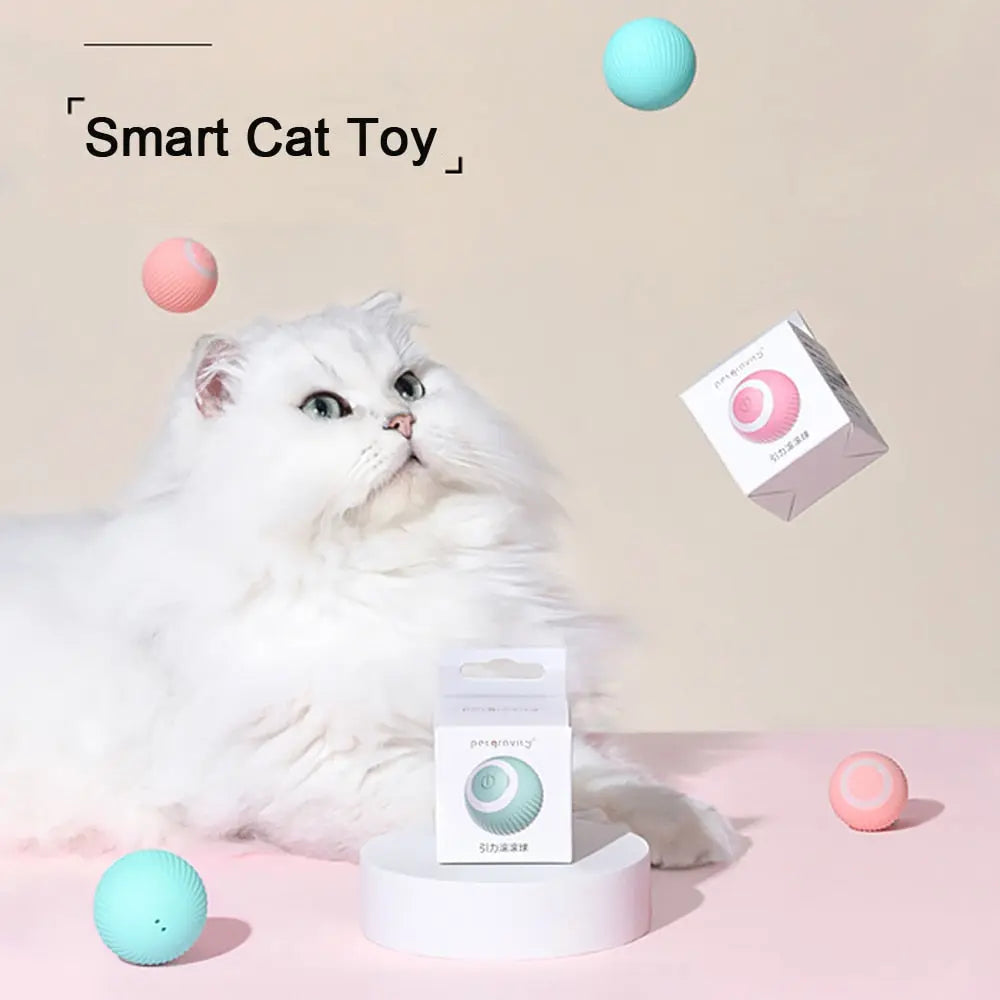 New Smart Cat Toys Automatic Rolling Ball Electric Cat Toy Interactive  Animals & Pet Supplies > Pet Supplies > Cat Supplies > Cat Toys 37.99 EZYSELLA SHOP