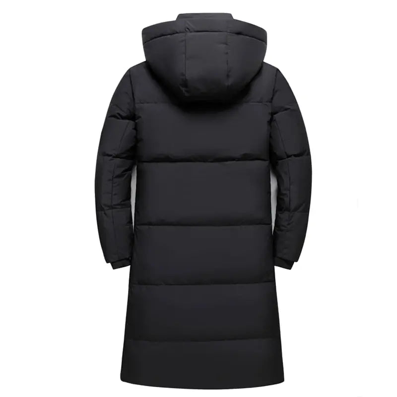 New Winter Men's Hooded Over-the-knee Down Jacket White Duck Down  Apparel & Accessories > Clothing > Outerwear > Coats & Jackets 354.99 EZYSELLA SHOP