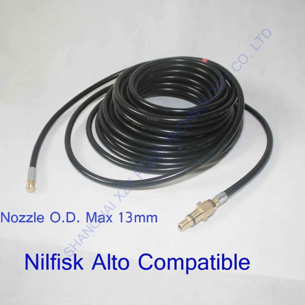 Nilfisk Alto Compatible 35'(10m)x2300PSI(L04)- drain cleaning hose,sewer  hose,cleaning hose,Replacement  Hose  Home & Garden > Lawn & Garden > Outdoor Power Equipment Accessories > Pressure Washer Accessories 71.99 EZYSELLA SHOP