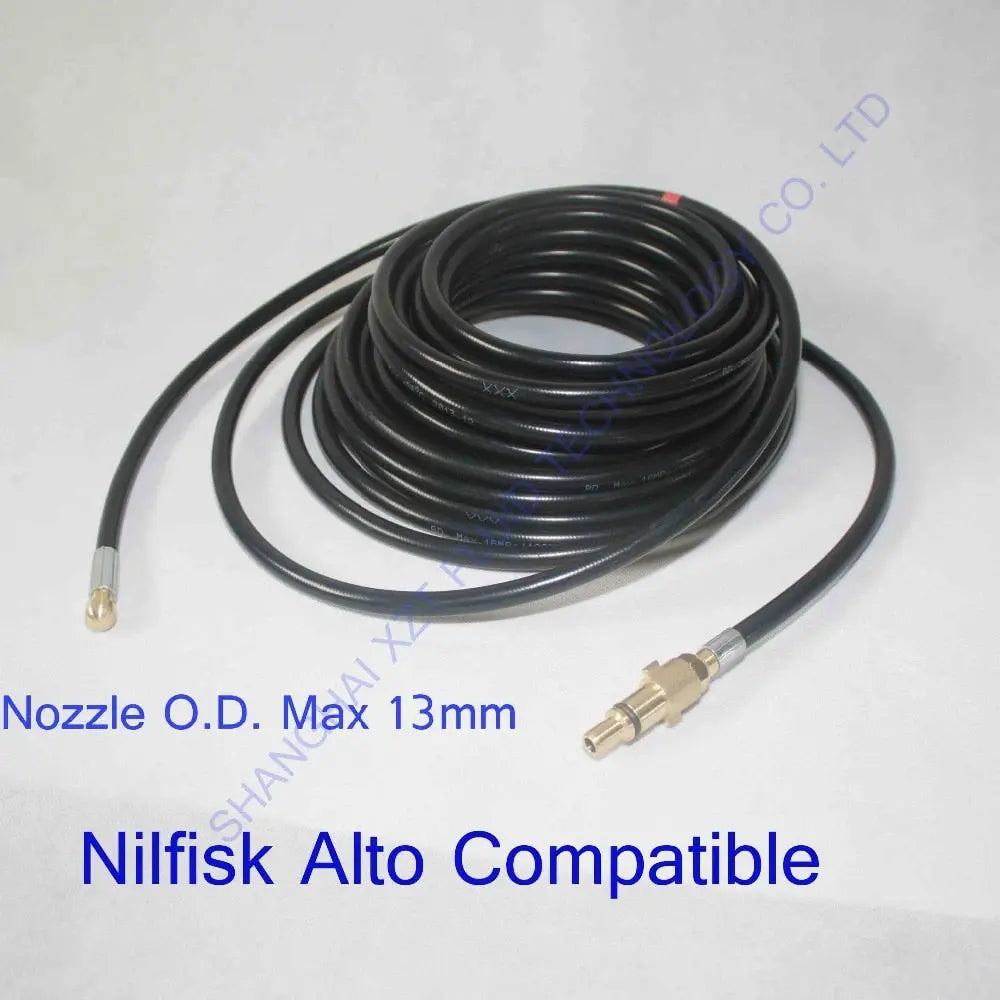 Nilfisk Alto Compatible 50'/15mx16MPa/2300PSI(L04)- drain cleaning hose,sewer  hose,cleaning hose,Replacement  Hose  Home & Garden > Lawn & Garden > Outdoor Power Equipment Accessories > Pressure Washer Accessories 90.99 EZYSELLA SHOP