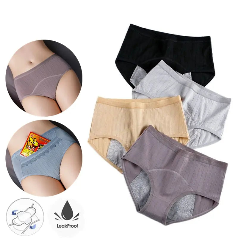 Panties For Menstruation Cotton Menstrual Panties Plus Size  Lingerie & Underwear 35.98 EZYSELLA SHOP