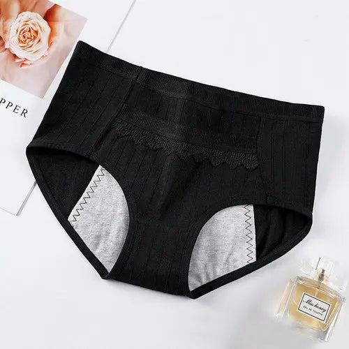 Panties For Menstruation Cotton Menstrual Panties Plus Size XXLDarkGrey1pc Lingerie & Underwear 35.98 EZYSELLA SHOP