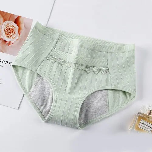 Panties For Menstruation Cotton Menstrual Panties Plus Size XXLArmyGreen1pc Lingerie & Underwear 35.98 EZYSELLA SHOP
