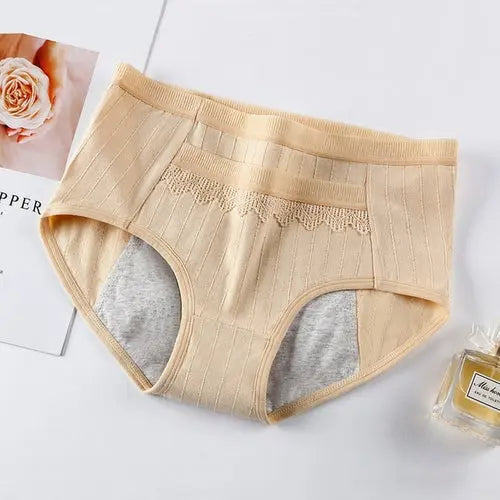 Panties For Menstruation Cotton Menstrual Panties Plus Size XXLPink1pc Lingerie & Underwear 35.98 EZYSELLA SHOP