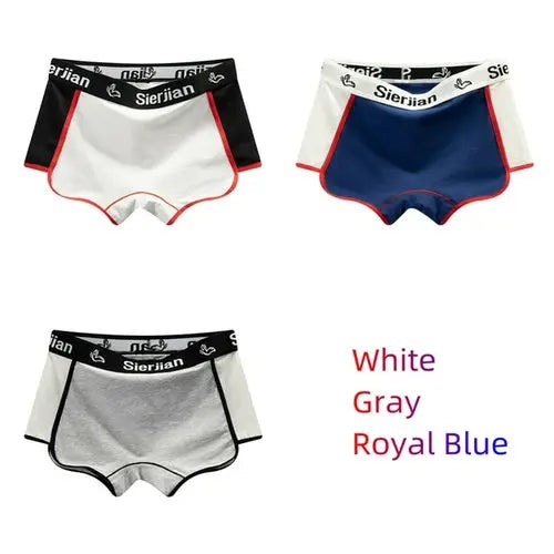 Panties For Women Cotton Shorts Female Underpants Sports Underwear XLGray3PCS Lingerie & Underwear 84.73 EZYSELLA SHOP