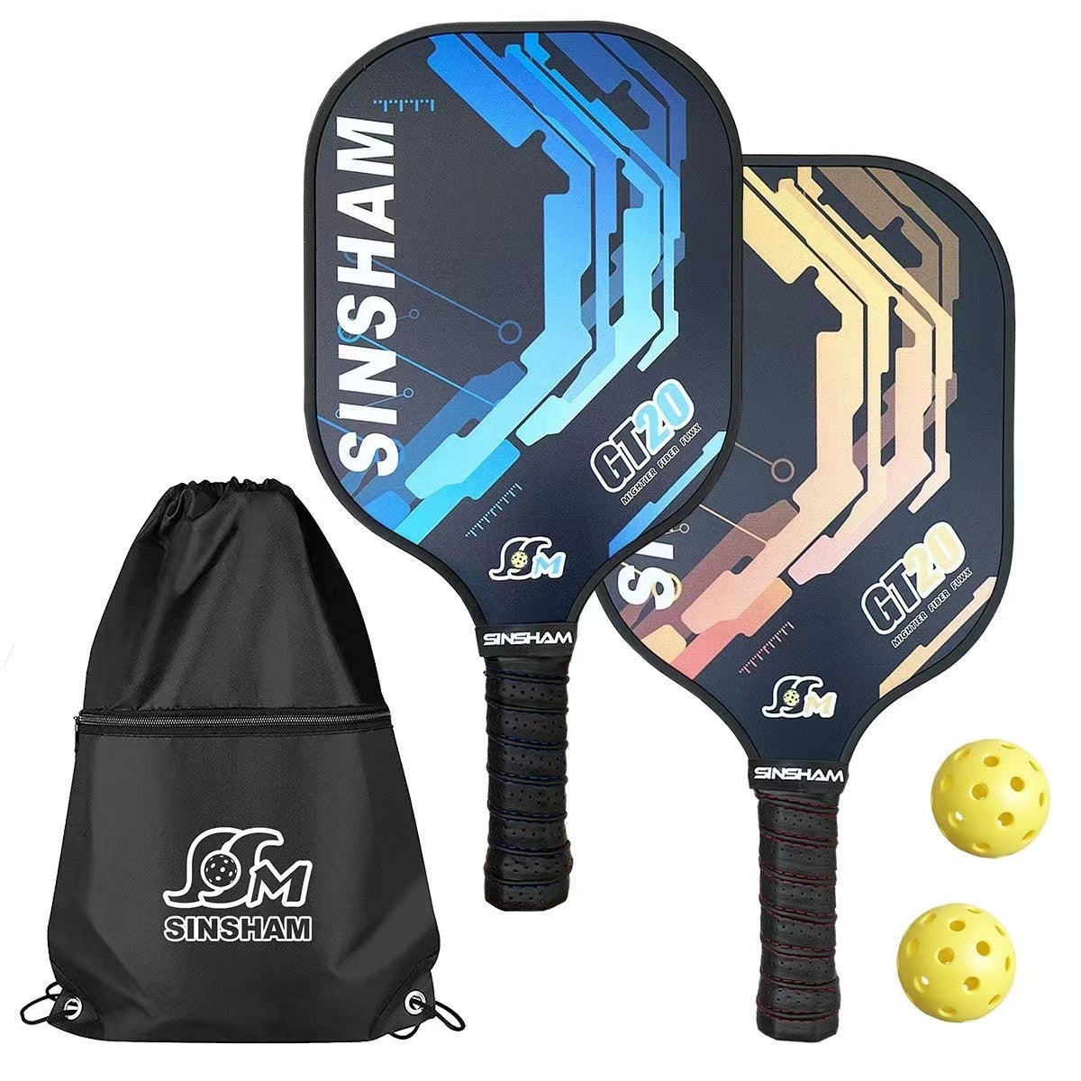 Pickleball Paddles Set-Graphite Carbon Fiber Lightweight High Hardness,Indoor and Outdoor Exercise,for Training BYsetof2 Sporting Goods > Outdoor Recreation > Outdoor Games > Pickleball > Pickleball Paddles 149.41 EZYSELLA SHOP