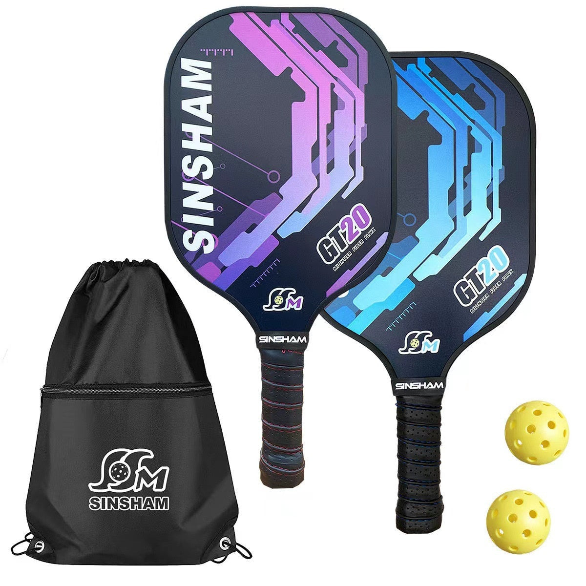 Pickleball Paddles Set-Graphite Carbon Fiber Lightweight High Hardness,Indoor and Outdoor Exercise,for Training BPsetof2 Sporting Goods > Outdoor Recreation > Outdoor Games > Pickleball > Pickleball Paddles 149.41 EZYSELLA SHOP